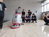 Bàn giao máy chà rửa sàn Kenper S520B tại Bắc Ninh