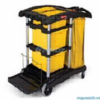 TRIPLE CAPACITY CLEANING CART