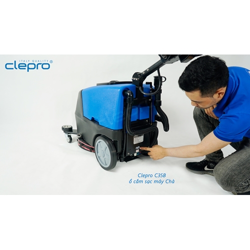 Máy chà sàn liên hợp CLEPRO C35B (Dùng ắc quy) 6