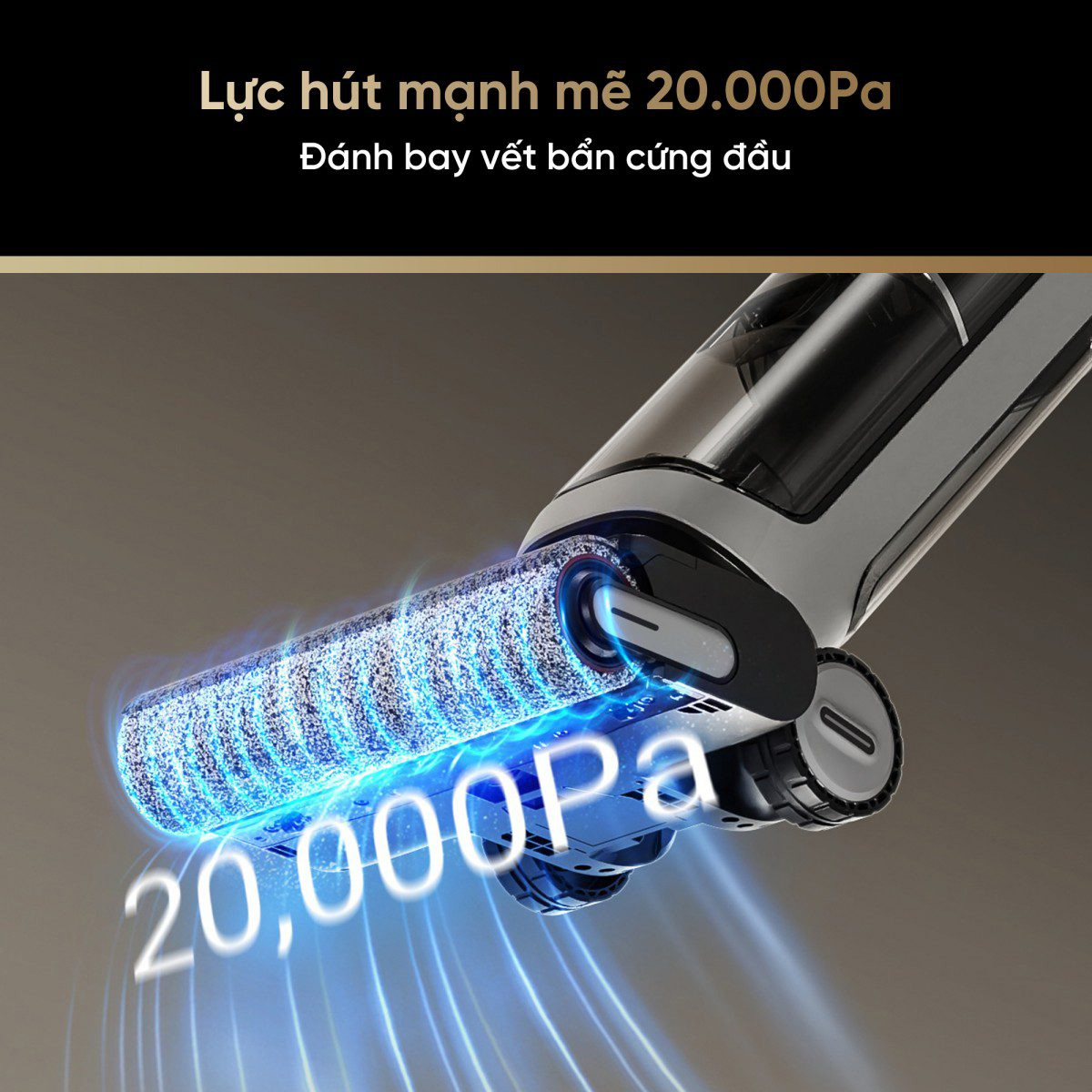 Lực hút mạnh mẽ 20kPa - Hiệu suất vượt trội Máy hút bụi lau sàn khô Xiaomi Dreame H14 Ultra